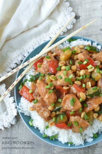 Instant Pot Kung Pao Chicken Recipe | Your Homebased Mom