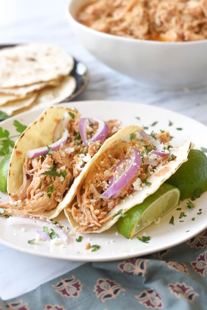 slow cooker chicken tacos