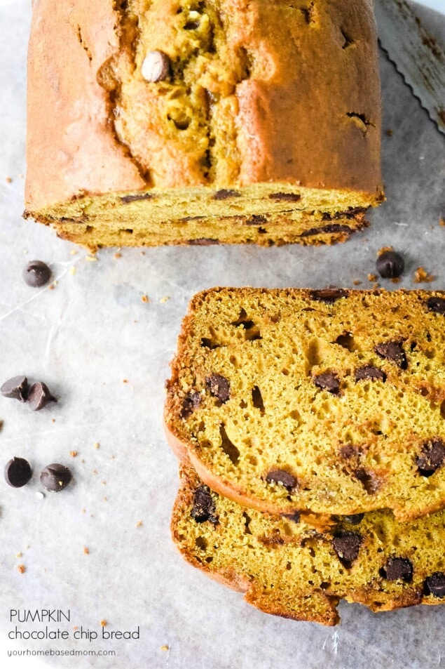 pumpkin Chocolate Chip Bread