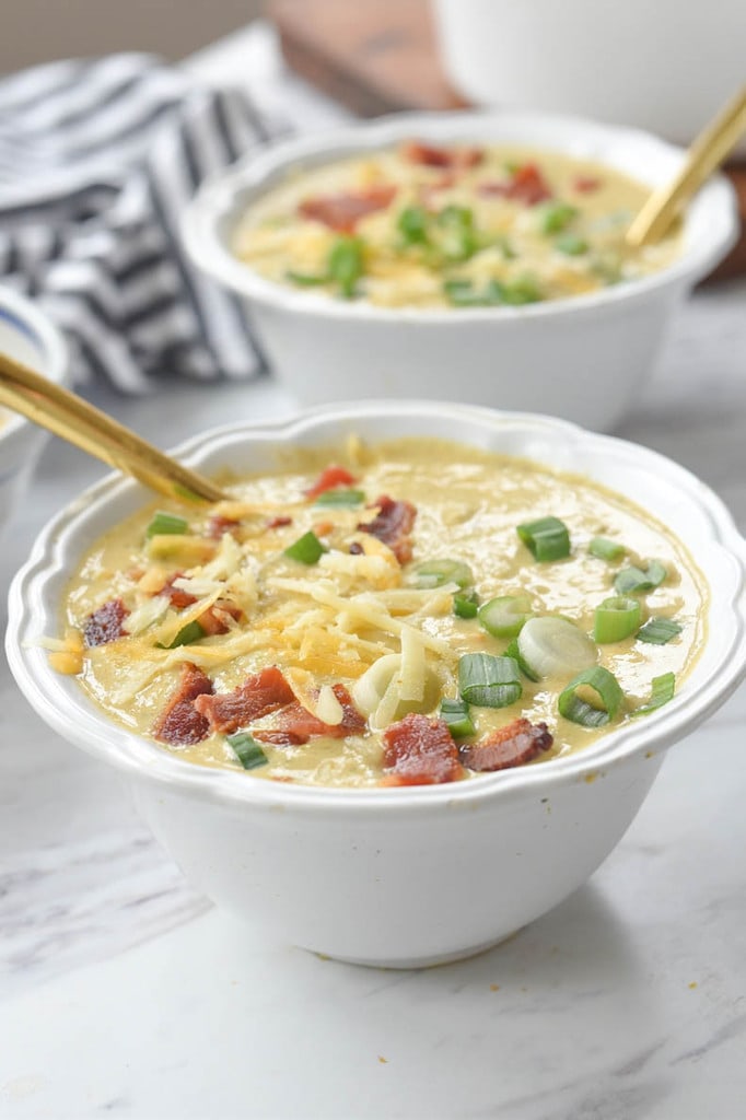 bowl of Broccoli Cheese Soup
