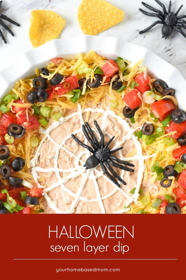 Halloween Seven Layer Dip