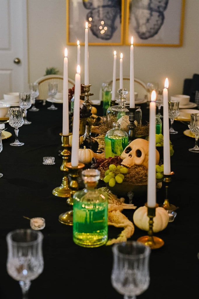 Mad Scientist Dinner Party Table Decorations