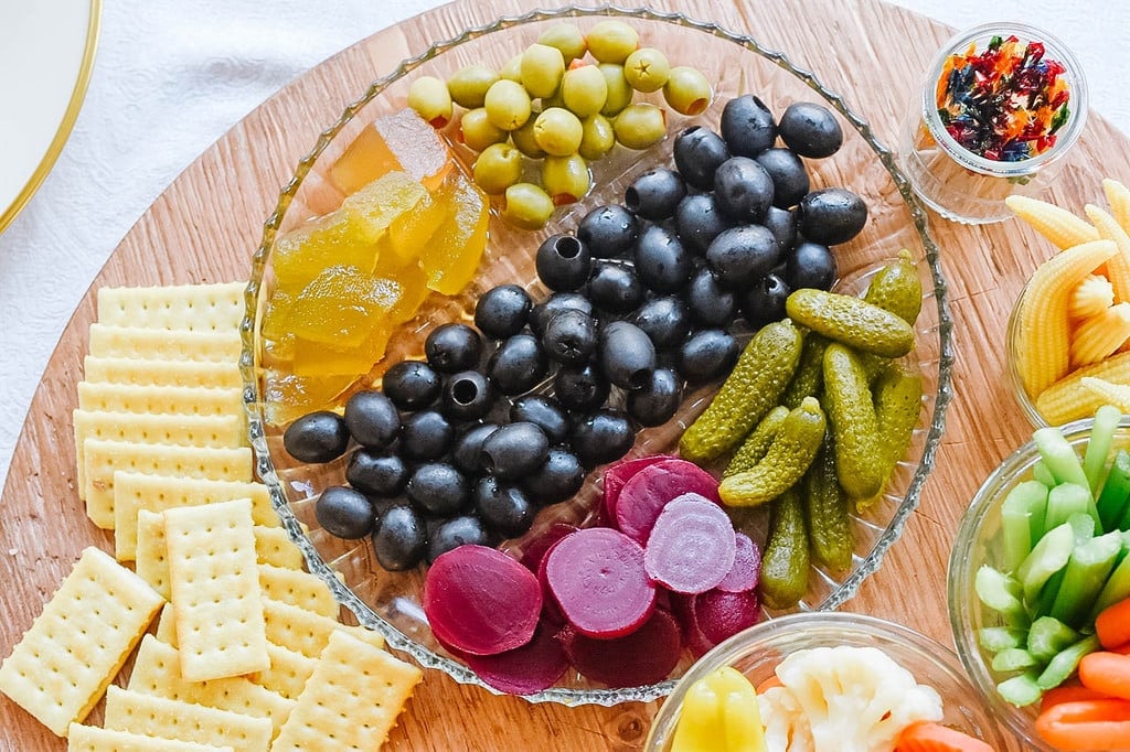 pickle and olive Relish Tray