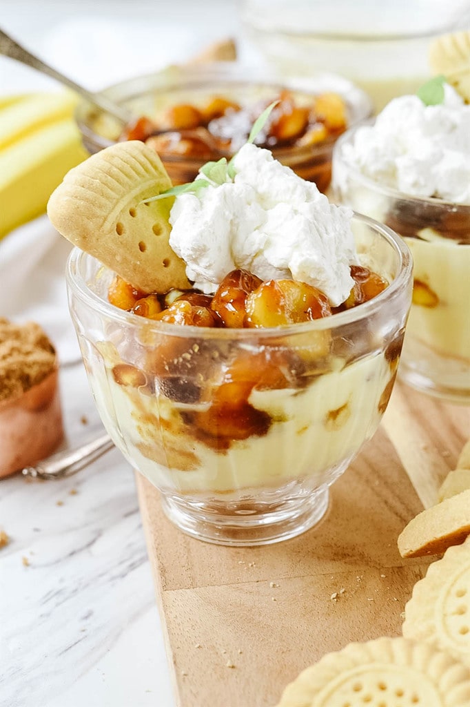 layered Bananas Foster Trifle recipe