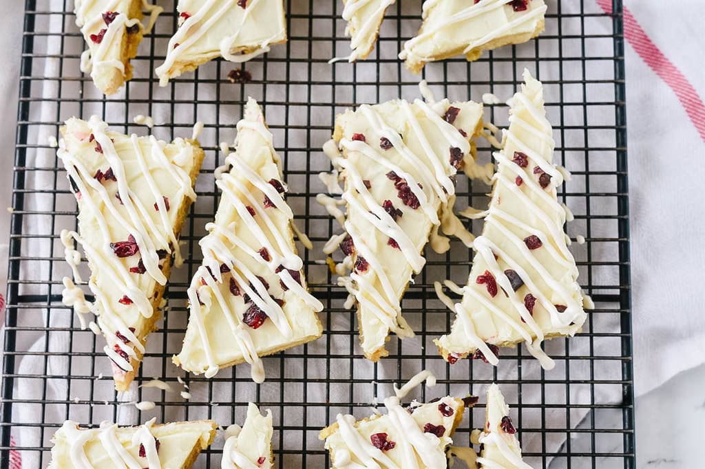 white chocolate cranberry bliss bars 