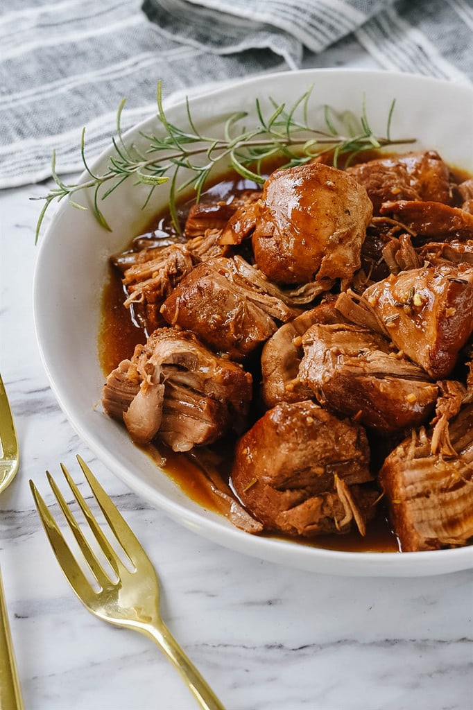 Balsamic Pork Tenderloin made in the Instant Pot