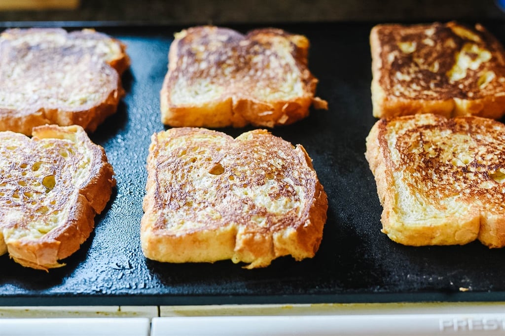 Overnight French Toast on the griddle