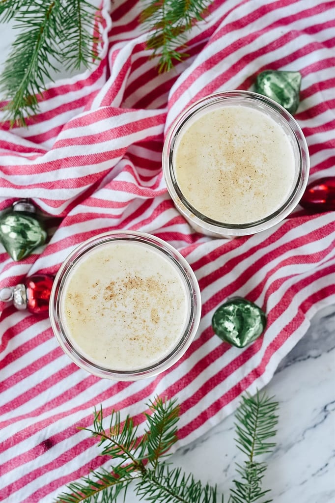 eggnog with nutmeg