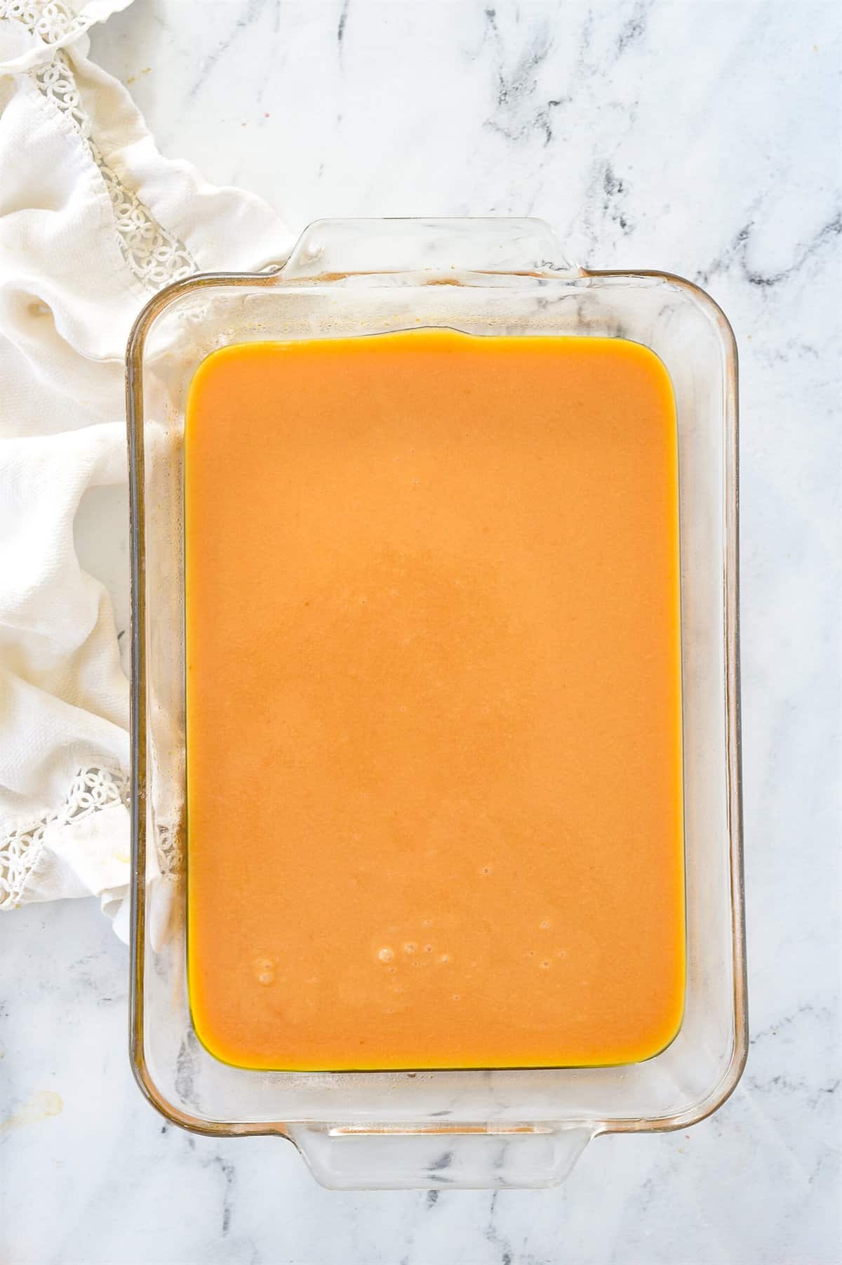 homemade caramels in  a pan