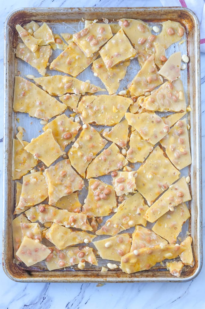 peanut brittle pieces