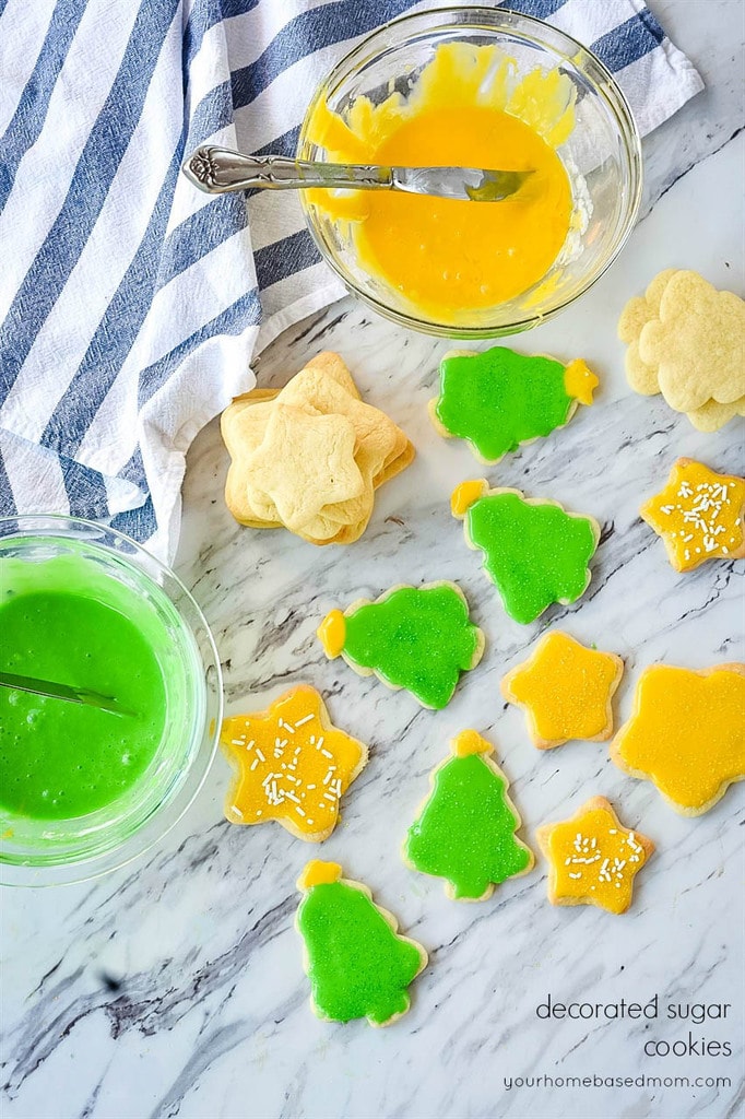 decorated sugar cookies