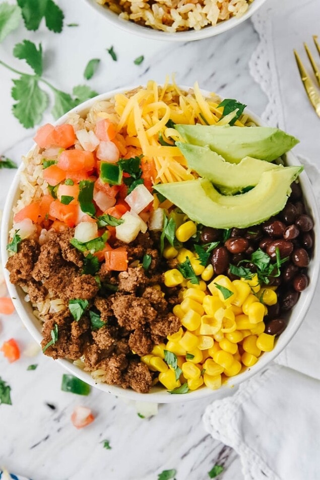Easy Taco Bowl Recipe Everyone Will Love Your Homebased Mom