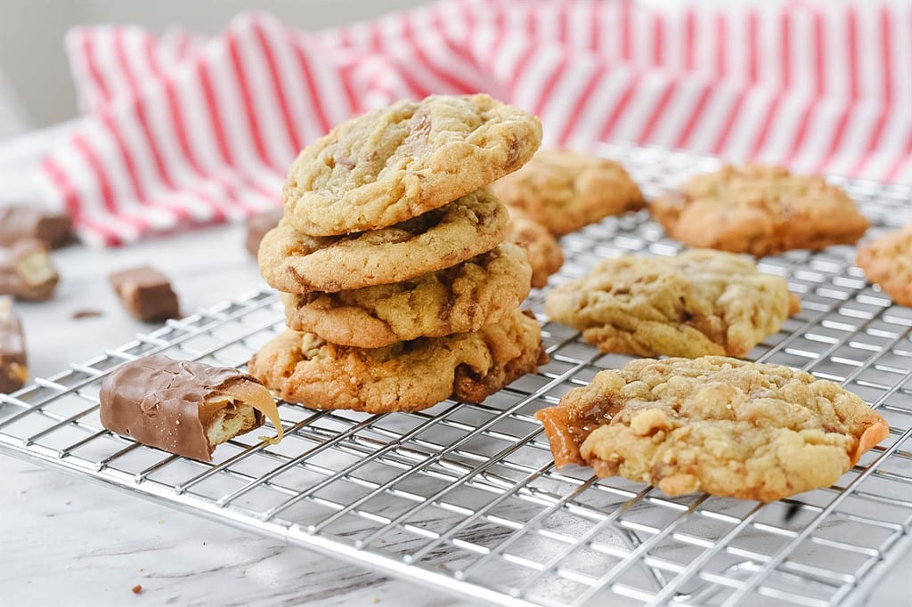 stack of Twix Cookies