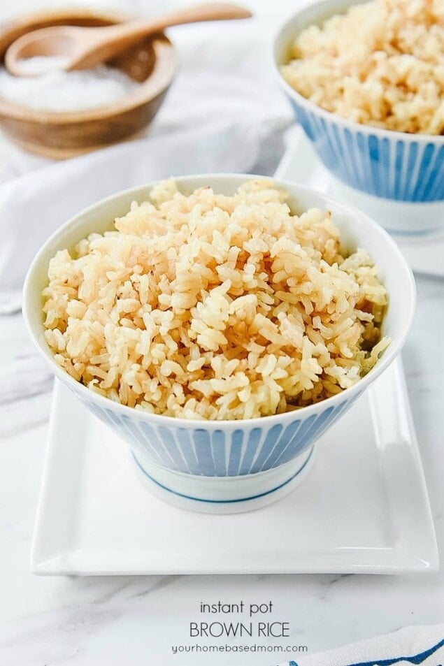 Instant Pot Brown Rice Recipe | Your Homebased Mom