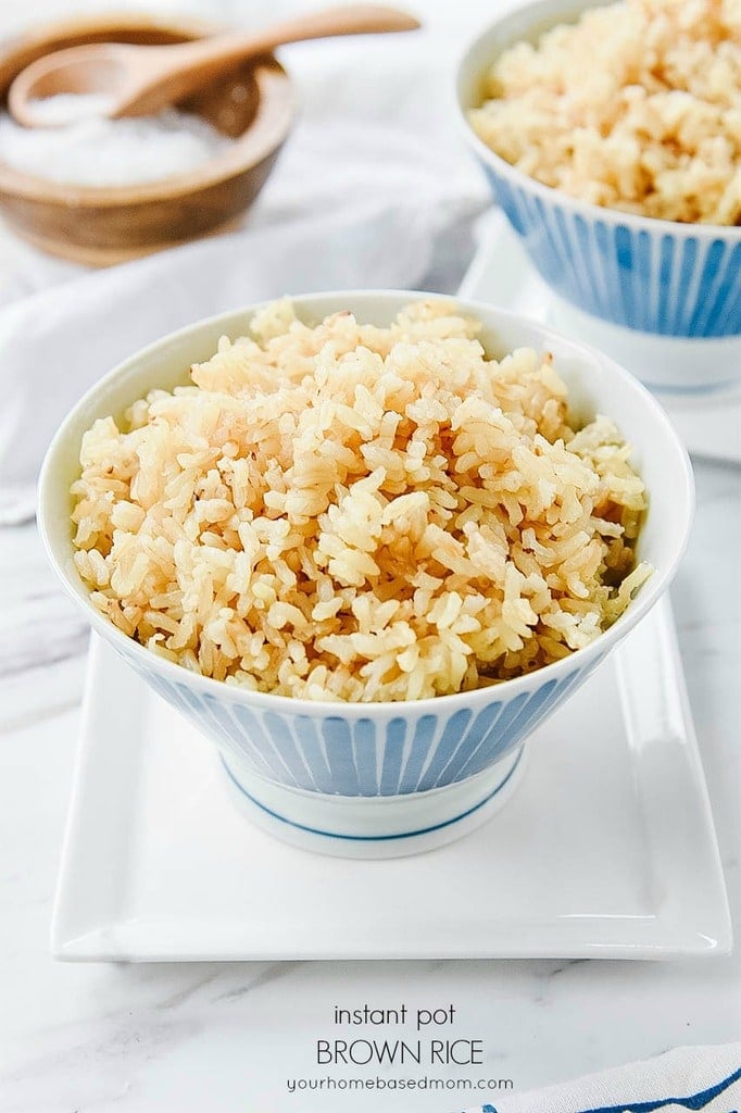 Instant Pot Brown Rice Recipe | Your Homebased Mom