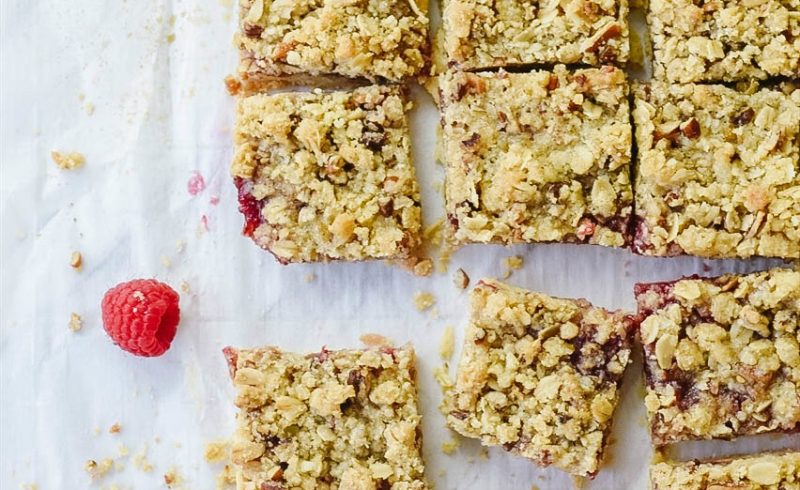 Raspberry Streusel Bars