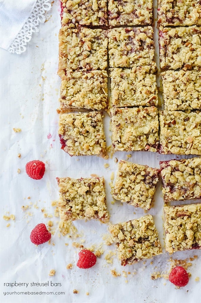 Raspberry Streusel Bars