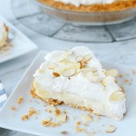 slice of banana cream pie