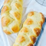 two loaves of challah bread