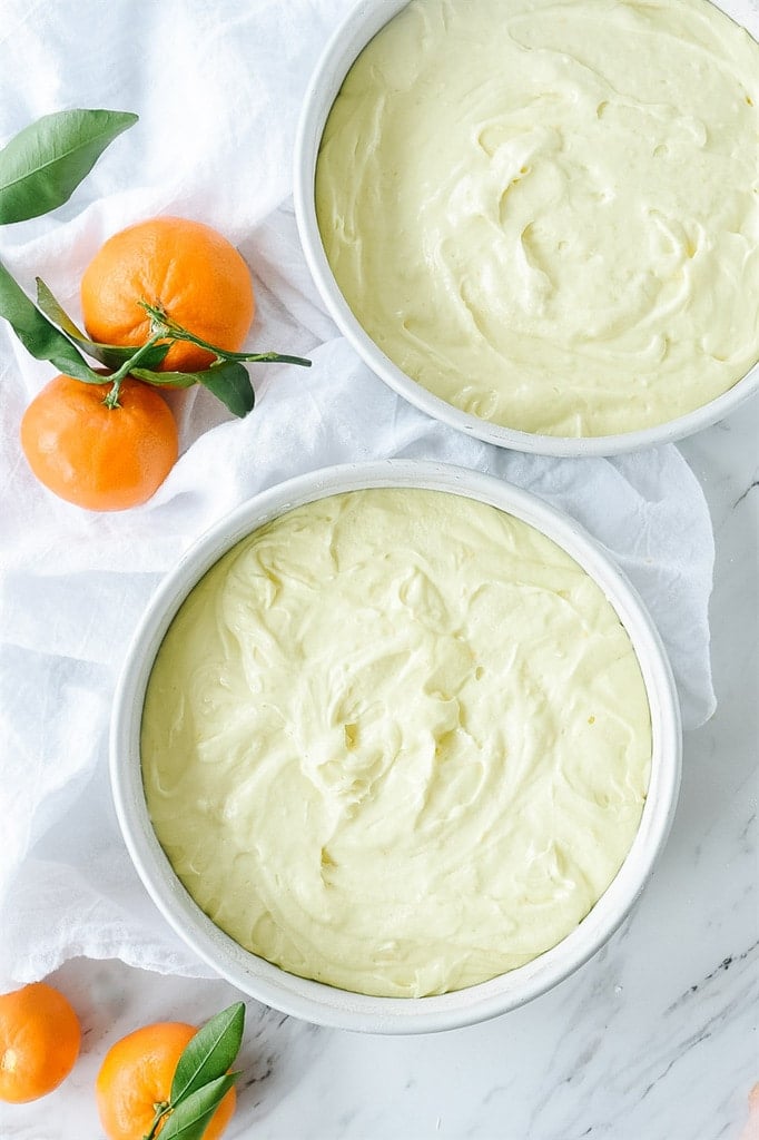 Orange Cake batter