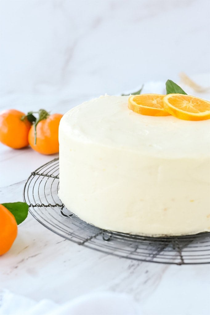 frosted orange cake