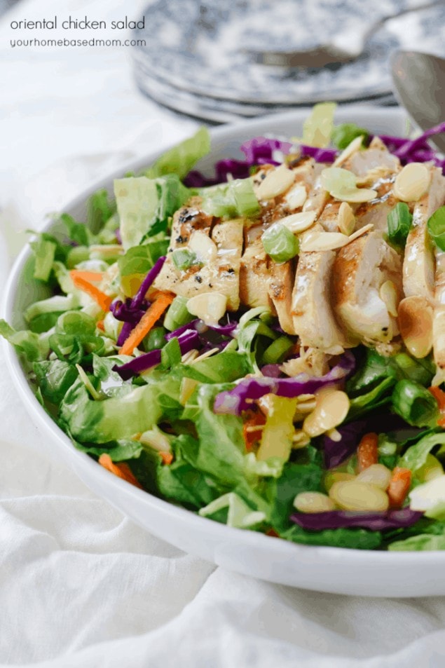 Oriental Chicken Salad Recipe from Your Homebased Mom