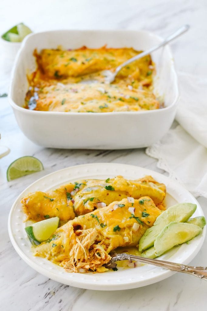 Honey Lime Enchiladas