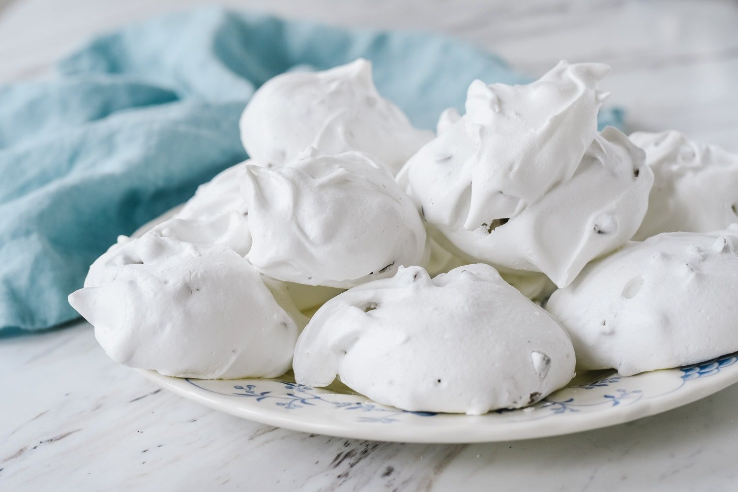 Resurrection cookies on a plate