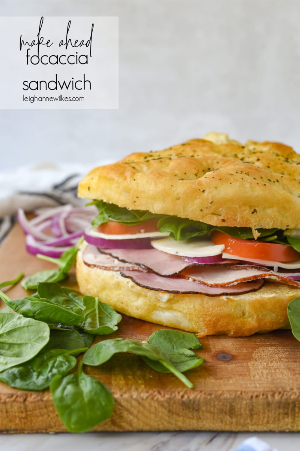 Focaccia Sandwich Recipe by Leigh Anne Wilkes