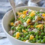 Pea Salad with cheese