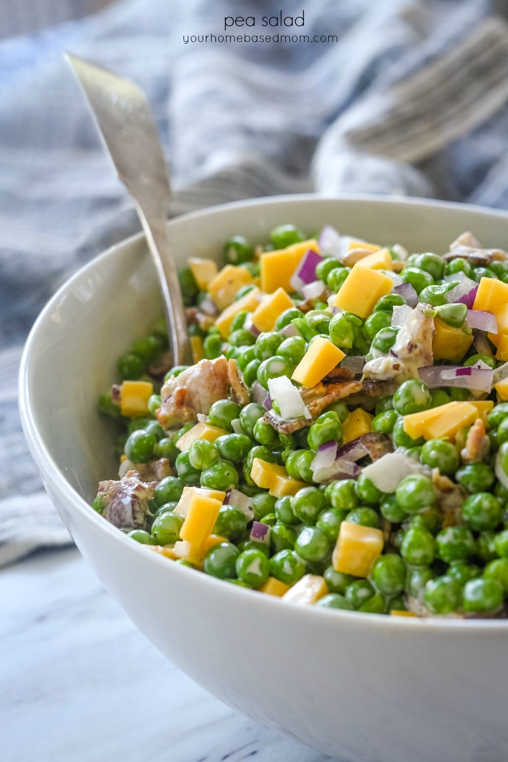 Pea Salad with cheese