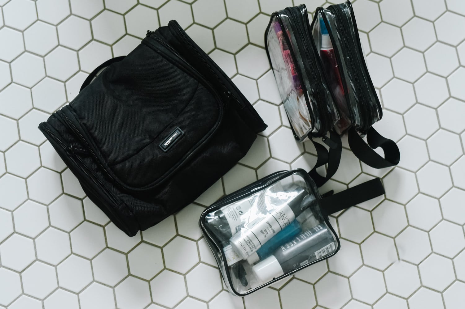 toiletry bags