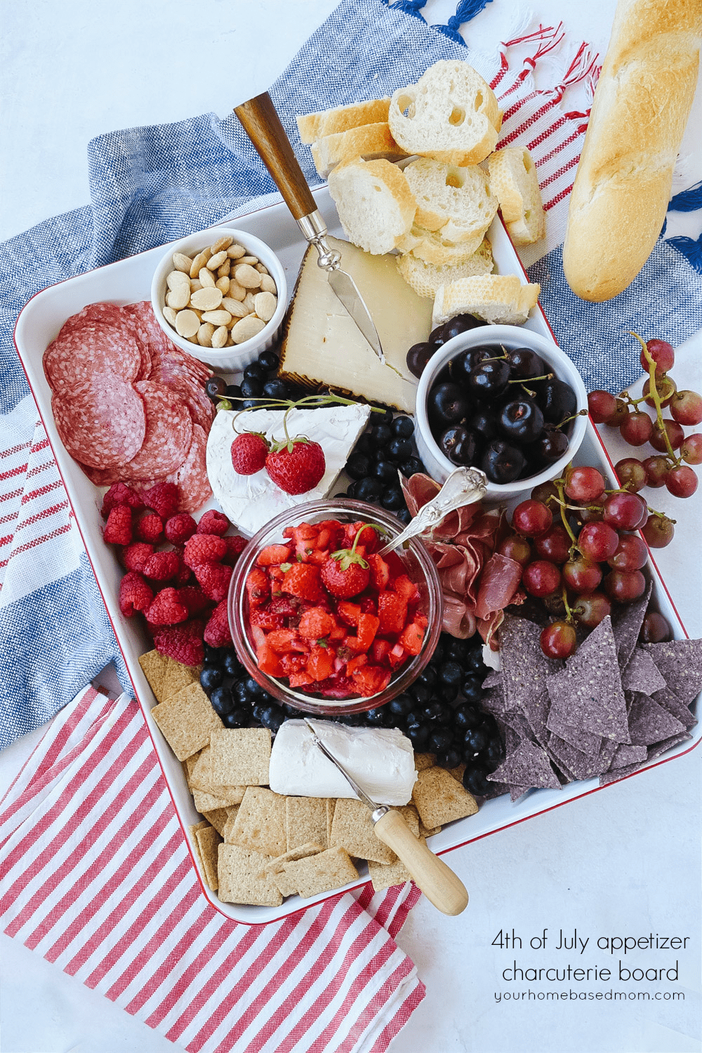 patriotic cheeseboard