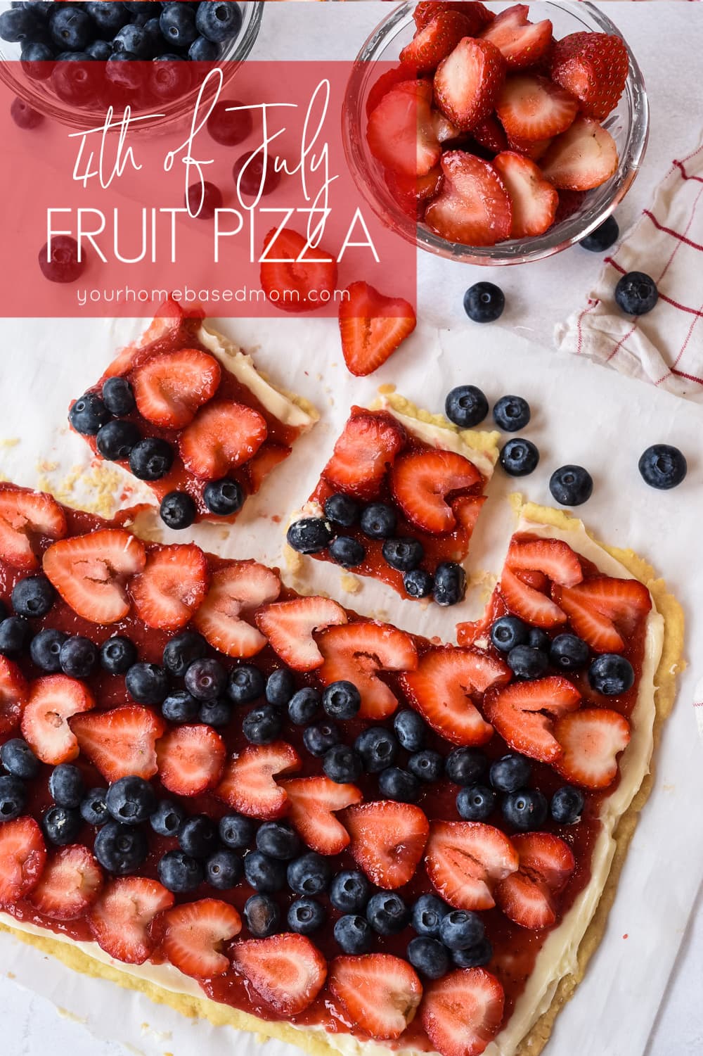 slices of fruit pizza