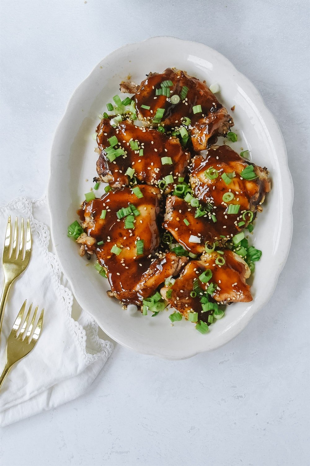 Coconut Chicken with green onions