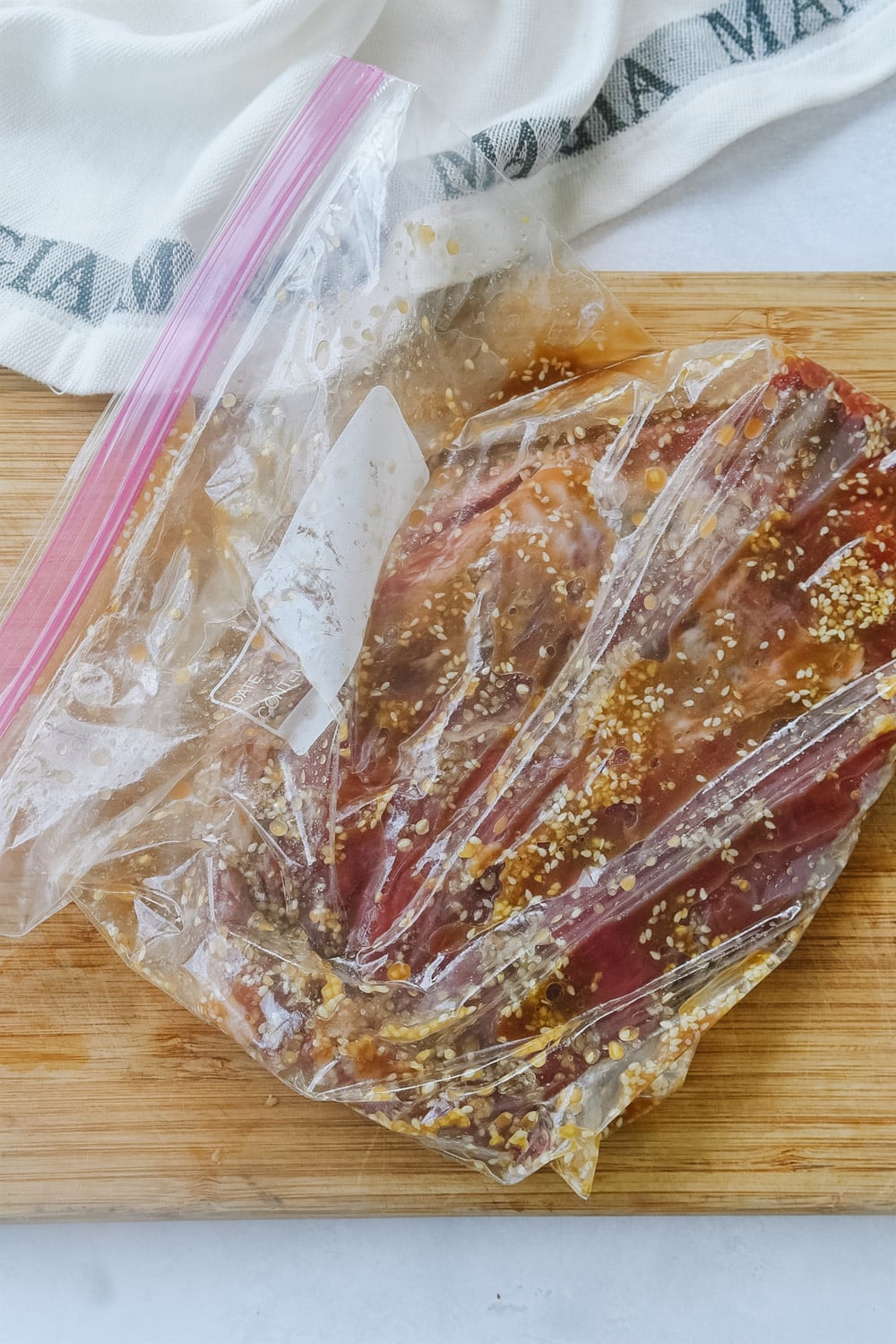 marinading flank steak