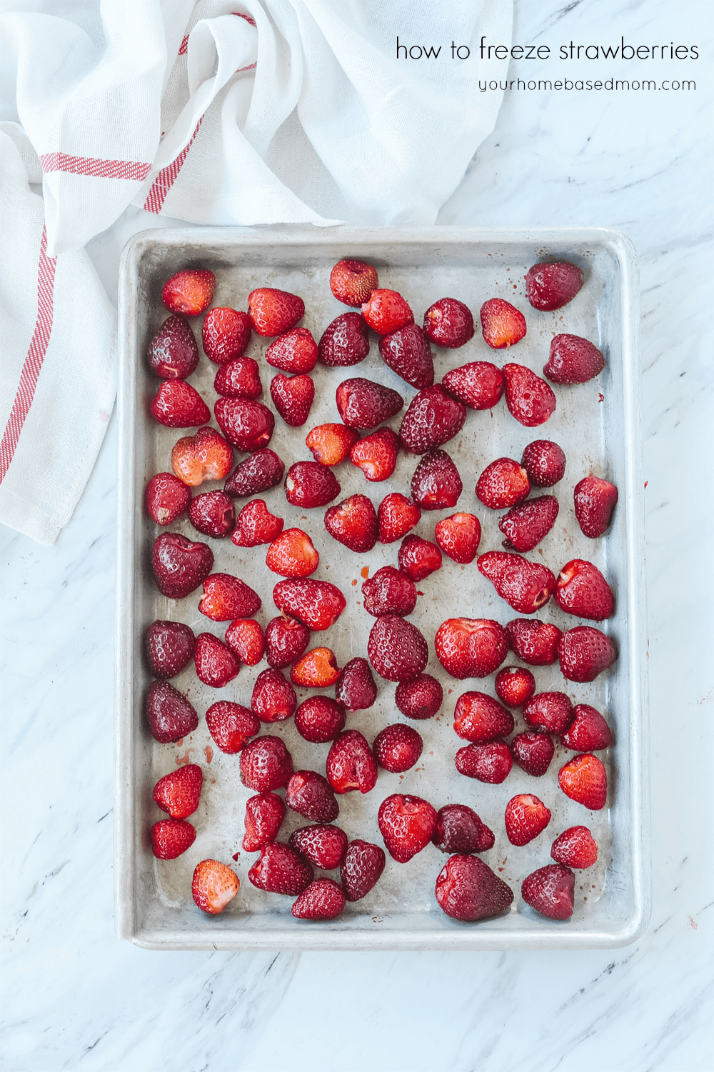 how to freeze strawberries