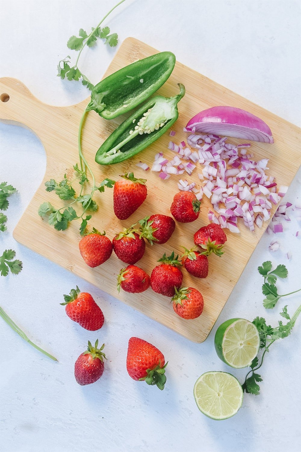 Strawberry Salsa Ingredients