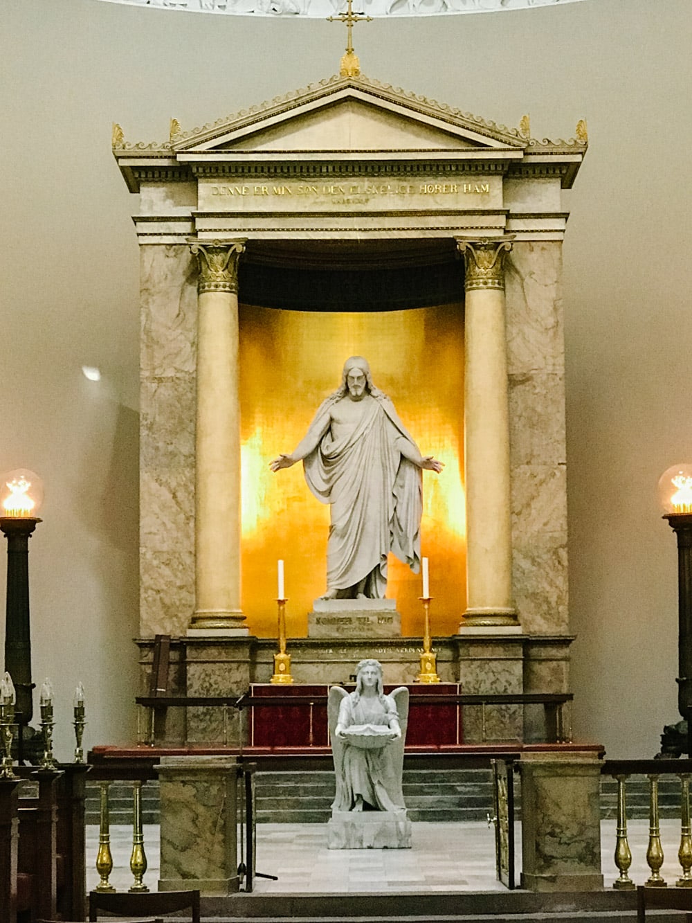 Risen Christ Statue in Copenhagen Denmark