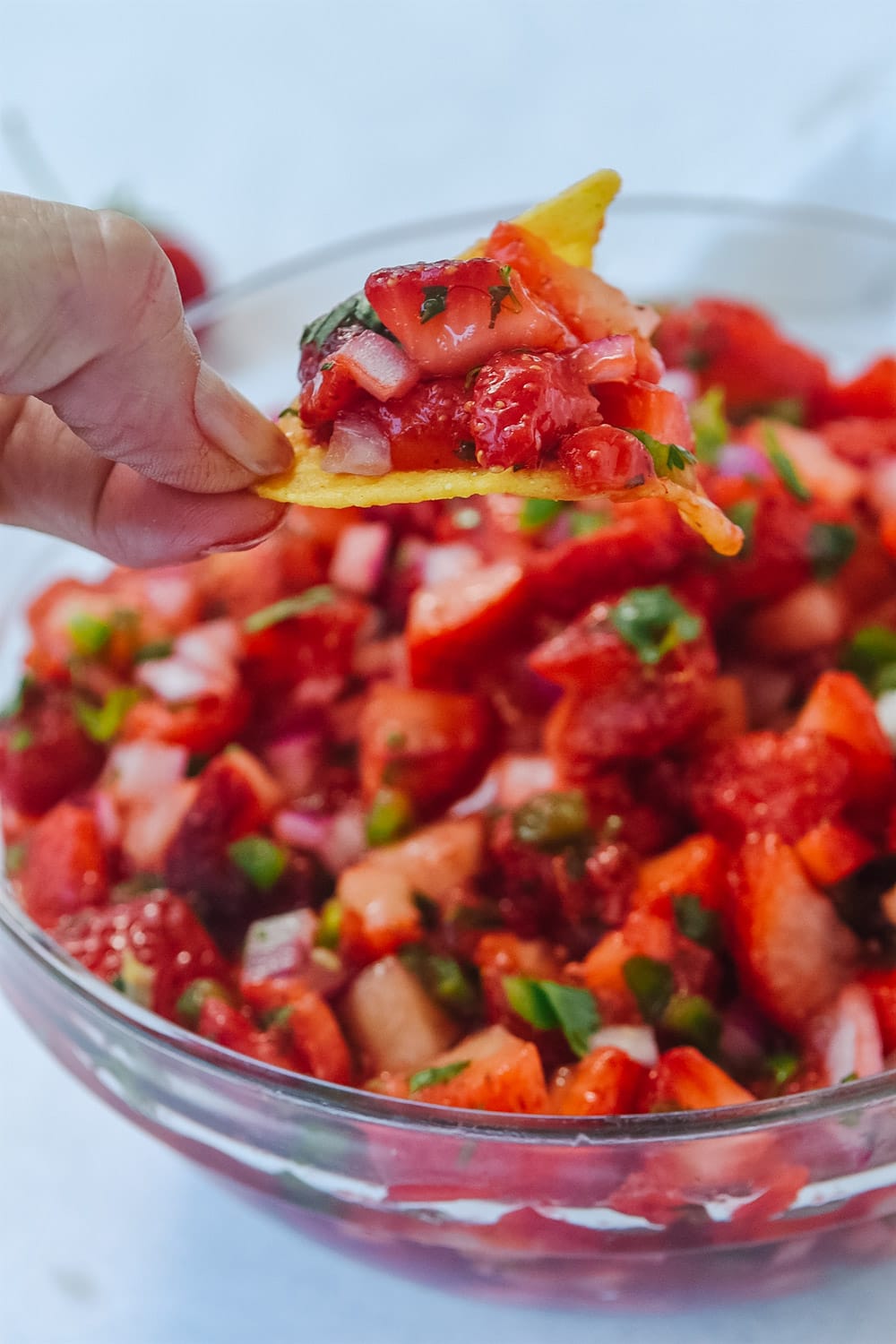 homemade Strawberry Salsa 