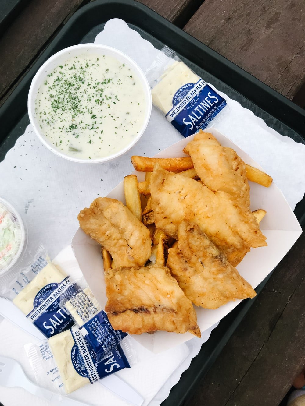 fish and chips and chowder