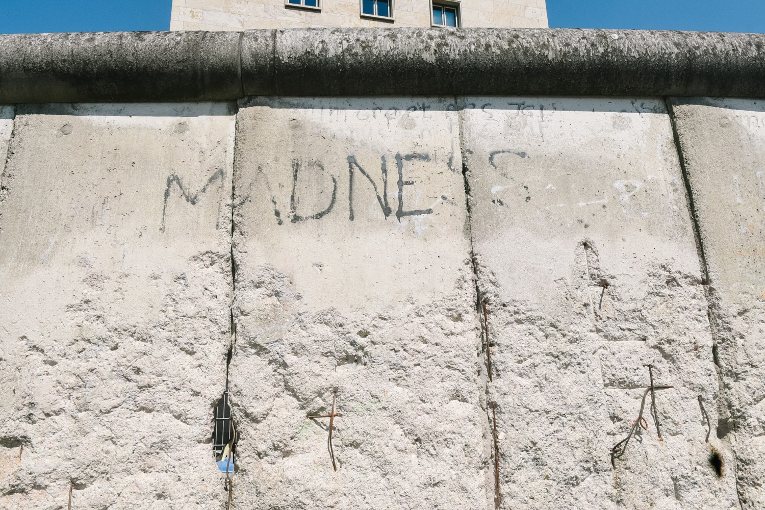 Sections of the Berlin wall