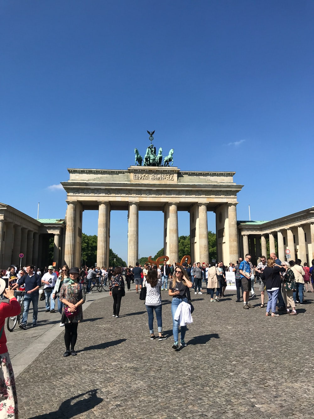 Brandenburg Gate in Berlin.