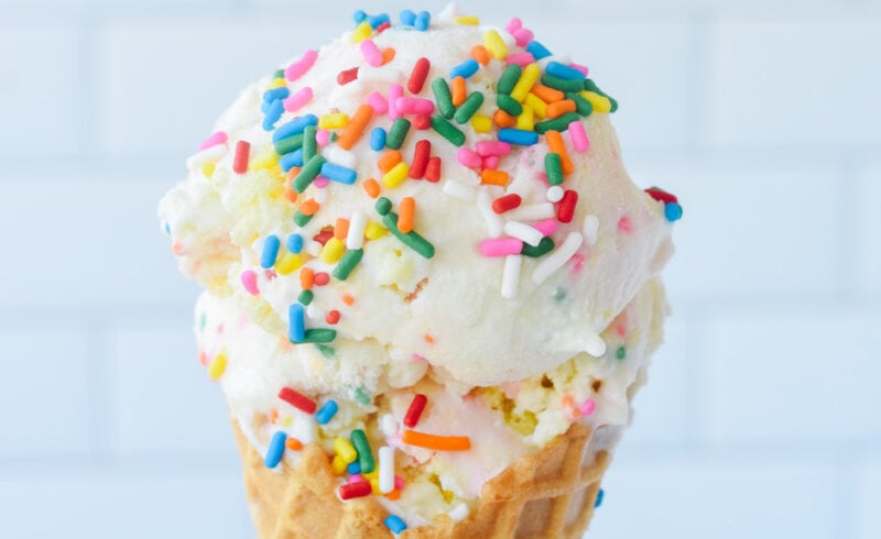 BIrthday Cake Ice Cream Con