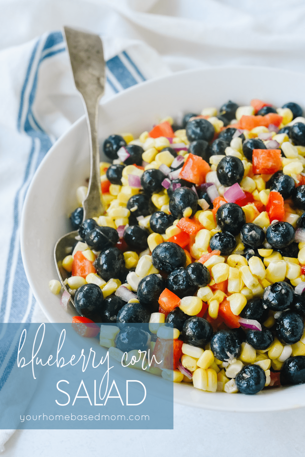 Blueberry Corn Salad in a bowl