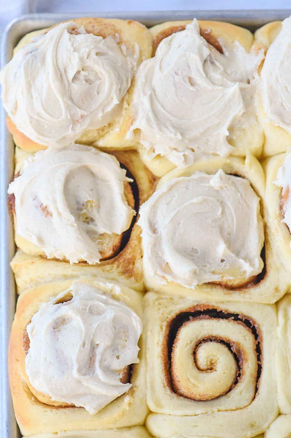 cinnamon rolls with icing