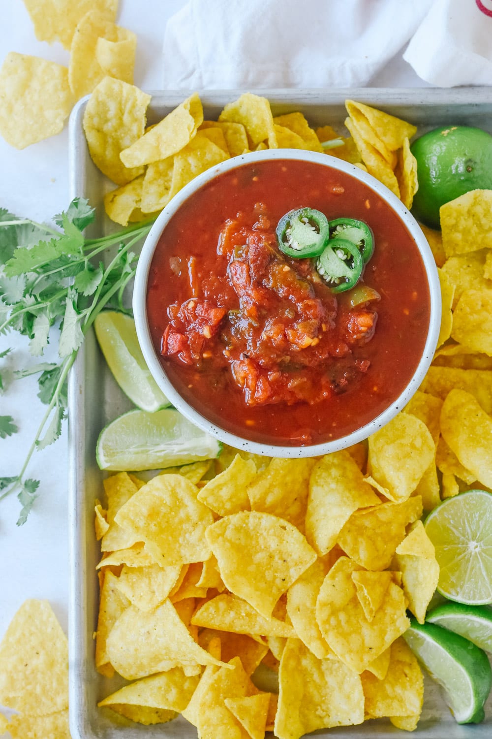 Instant Pot Salsa and chips