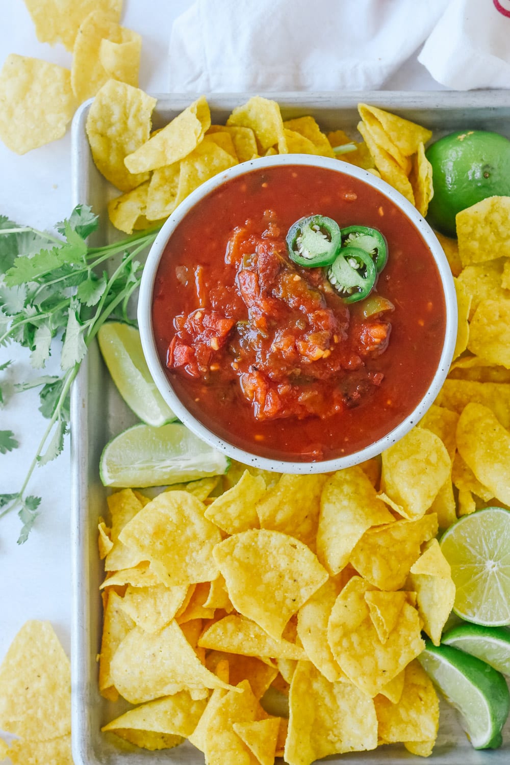 Restaurant-Style Blender Salsa - Cooking with Curls