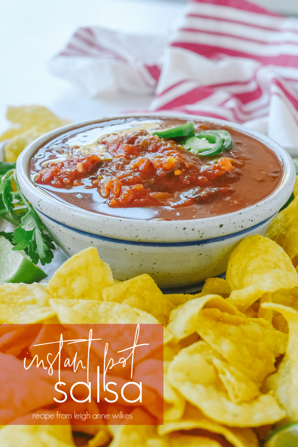 bowl of salsa