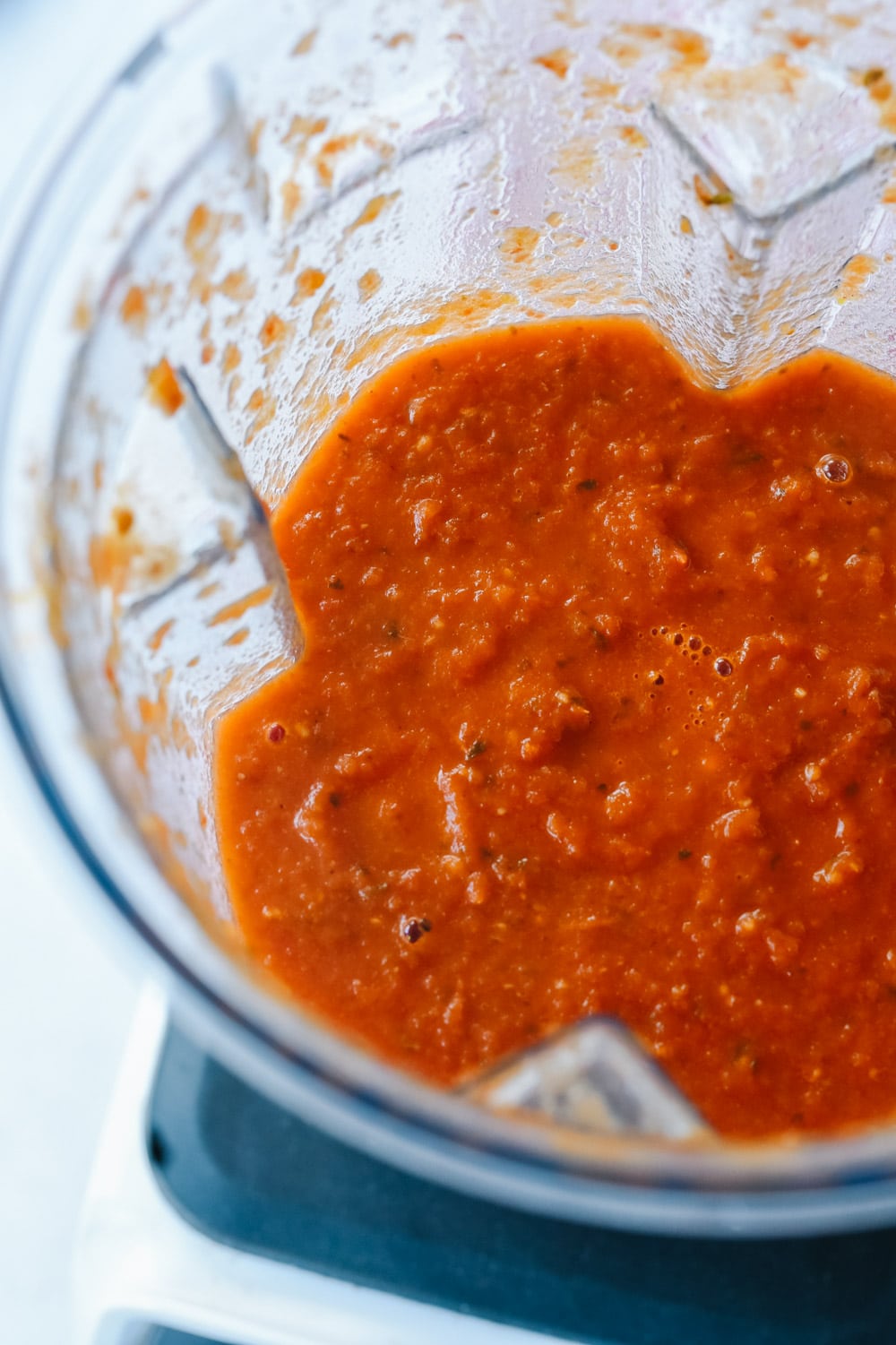 tomato soup in blender